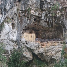 Church Santa Cueva in the cave Cueva de Covadonga